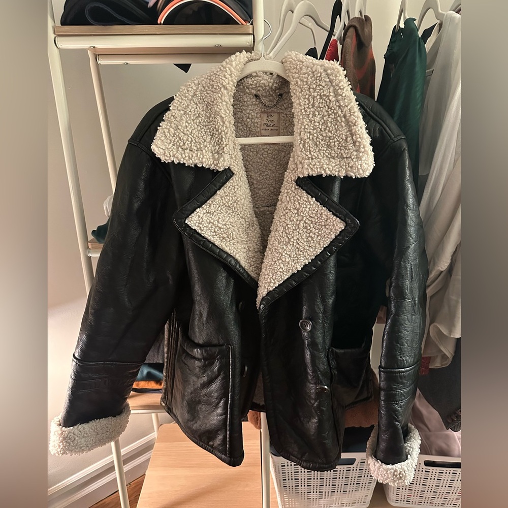 We The Free vegan leather jacket